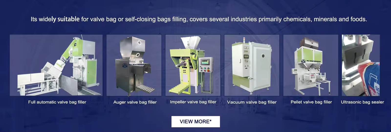 Máquina de embalagem para enchimento de sacos de válvula