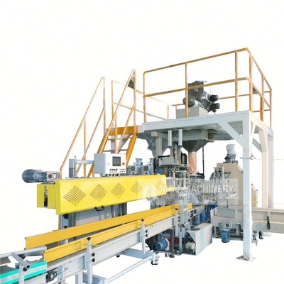 Máquina de embalagem de fertilizantes de precisão de 2500 kg para pesagem de embalagens e paletização