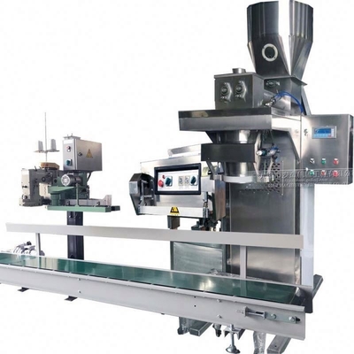 Máquina de embalagem de flocos de soda cáustica multifunção para requisitos de embalagem de papel
