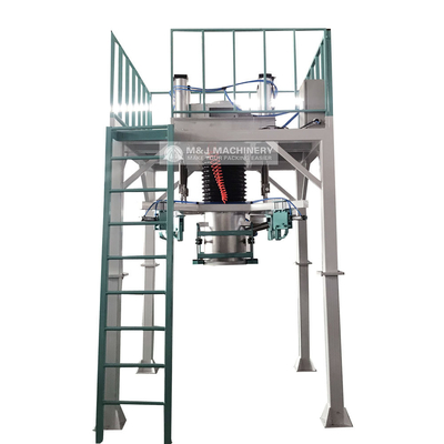 Jumbo Bulk Bag Filler Sistema PLC de operação fácil para um processo de enchimento suave