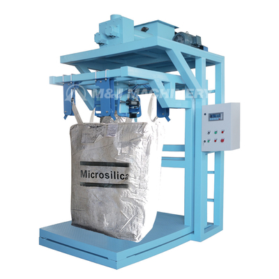 Jumbo Bulk Bag Filler Sistema PLC de operação fácil para um processo de enchimento suave