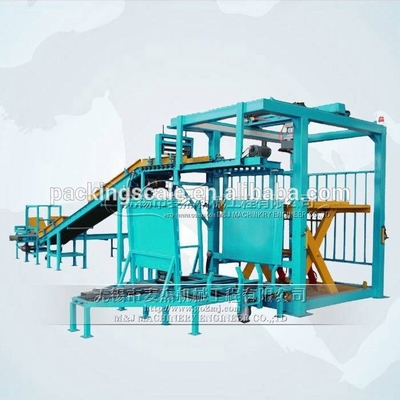 Máquina de paletização industrial de alta capacidade para 12000 kg e manuseio de sacos para alimentos para animais