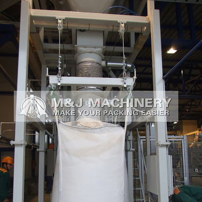 Fácil de operar Sistema PLC 1 tonelada de cimento Big Bag Machine de enchimento para precisão de enchimento