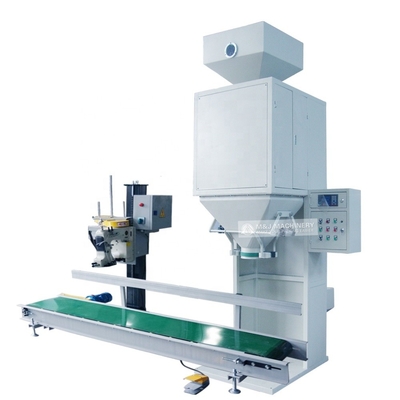 Máquina de embalagem de pellets de madeira móvel conveniente para 25kg 50kg 100kg 3000*900*2800mm