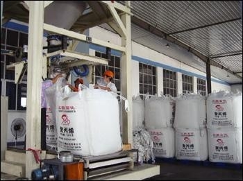 Máquina de embalagem de sacos jumbo a motor elétrico para 10-15 sacos/hora Velocidade de embalagem