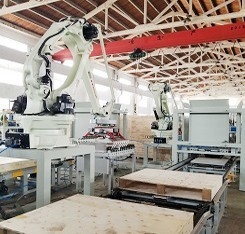 Novo robô industrial para embalagens