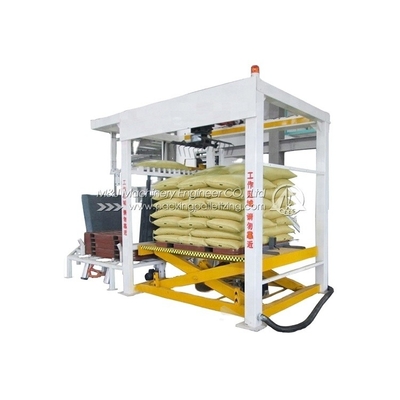 Palletizer automático de grau automático para sacos de arroz de cimento após serviço incluído