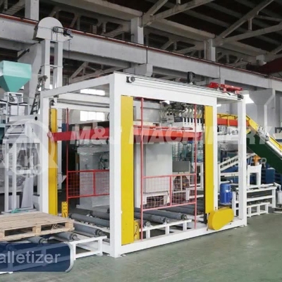 Palletizer automático de grau automático para sacos de arroz de cimento após serviço incluído