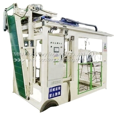 Palletizer automático de grau automático para sacos de arroz de cimento após serviço incluído