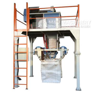 Máquina de embalagem automática de enchimento de sal com balança de saco jumbo em embalagens de plástico