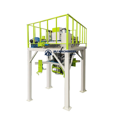 Equipamento de embalagem de toneladas de areia a granel controlado por PLC para enchimento e embalagem semiautomáticos