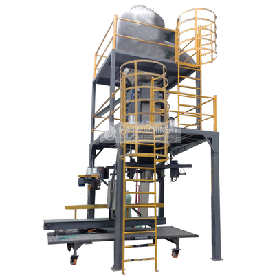 Máquina de enchimento de pó de material de cátodo de bateria de lítio de 1-2 toneladas para sacos a granel