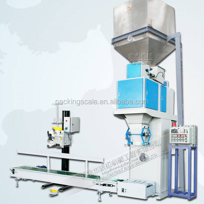 Máquina de enchimento de sacos de pedra para embalagem de cascalho 25 kg 50 kg Capacidade e grau semiautomático