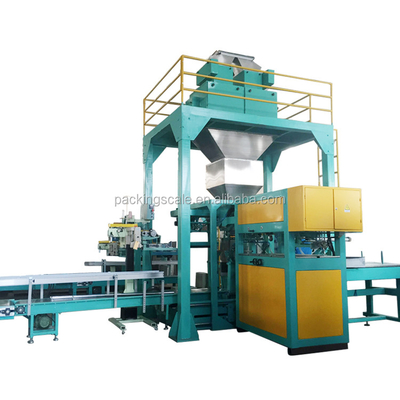 Material de embalagem de papel Máquina de embalagem automática completa 10kg 25kg 30kg Saco de boca aberta