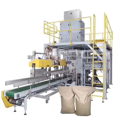 Máquina de embalagem de pó de 50 kg totalmente automática para vedação de bebidas alimentares
