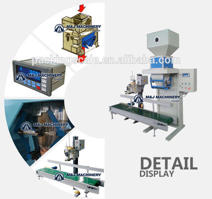 Máquina de embalagem automática de 5 kg, 25 kg e 50 kg para saquetes/sacos de almofadas/mochila