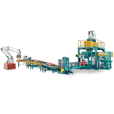 Máquina de embalagem e paletização de farinha totalmente automática 2500KG