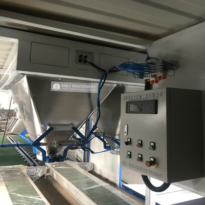 Sistema móvel de pesagem e ensacadura em contentores a motor elétrico
