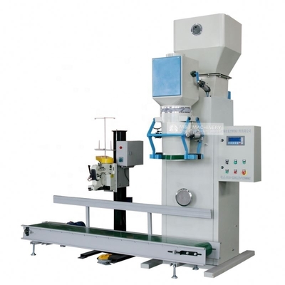 Máquina de embalagem de farelos de trigo de 25 kg a 50 kg com alta velocidade de embalagem e tamanho de 3*0,8*2,8 m