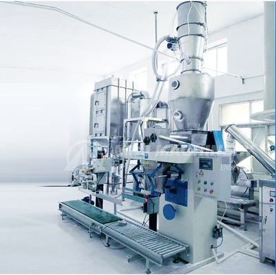 Máquina de embalagem de farinha automática avançada com saco de boca aberta com funcionalidade transparente