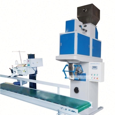 Máquina de embalagem de farinha automática avançada com saco de boca aberta com funcionalidade transparente
