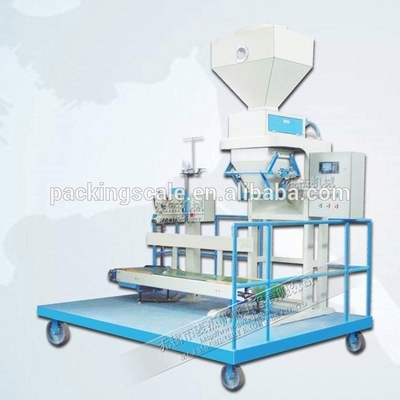 Máquina de embalagem de farinha automática avançada com saco de boca aberta com funcionalidade transparente