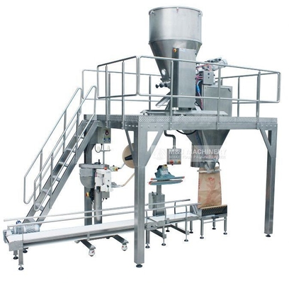 Tipo de embalagem em saco Máquina de embalagem de arroz semiautomática de 5 kg e 50 kg para sacos de porto abertos