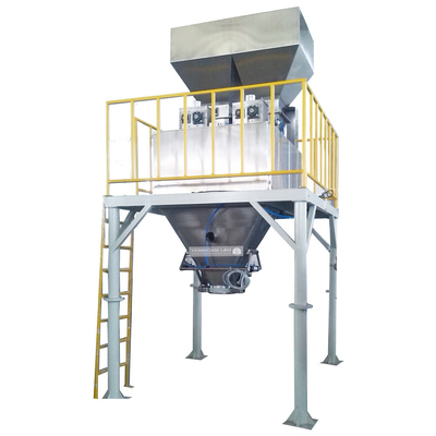 Enchimento para indústrias alimentares e químicas Máquina de enchimento de sacos grandes semiautomática de 25 kg