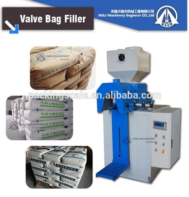 Embalagem em barril Tipo 2kw Embalagem de cimento de escotilha para 25kg 50kg Saco de válvula Escala de cimento