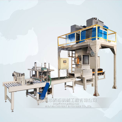 Máquina de pesagem e embalagem Bulgur de 5 a 25 kg a motor elétrico com controlo de balança Mettler