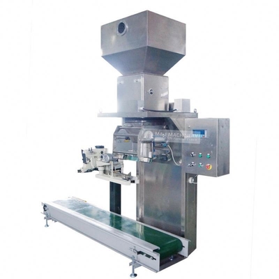 Tipo de embalagem Sacos de pellets Máquina de embalagem e costura de pellets para linha de produção de pellets em 380V