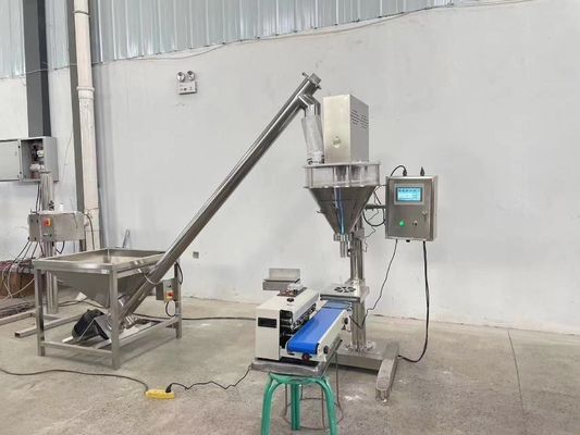 Embalagem em saco Tipo 500g 1kg 2kg 5kg Leite Especiarias Máquina de pesagem de farinha de café em pó