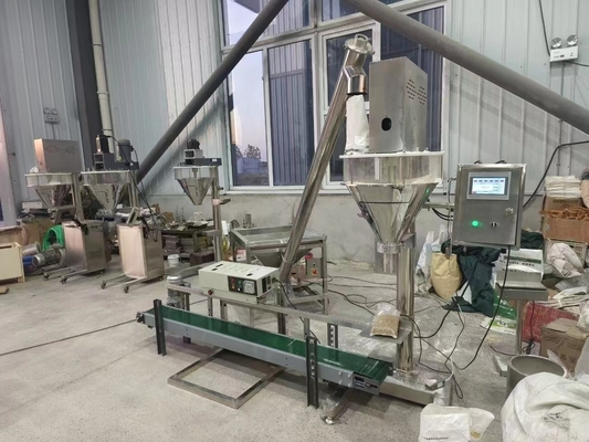 Embalagem em saco Tipo 500g 1kg 2kg 5kg Leite Especiarias Máquina de pesagem de farinha de café em pó