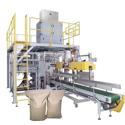 Máquina de embalagem automática para produtos químicos Cigarros Lavagem de pó Alimentos Granulado de fertilizante Saquete de núcleo do motor