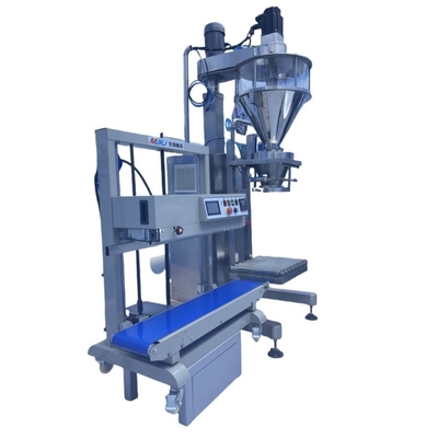 Máquina de embalagem de sal semiautomática para sacos e bolsas de pó de 5 kg, 10 kg, 20 kg, 25 kg e 50 kg