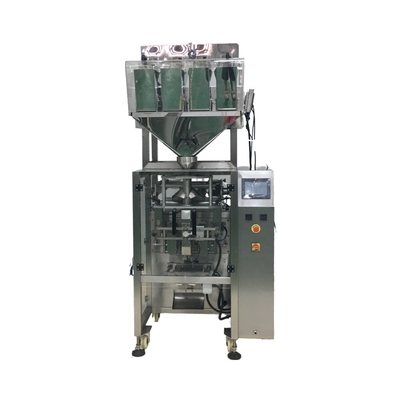 Máquina de embalagem de grãos de arroz totalmente automática e acionada a eletricidade para alimentos em sacos 100-2000g