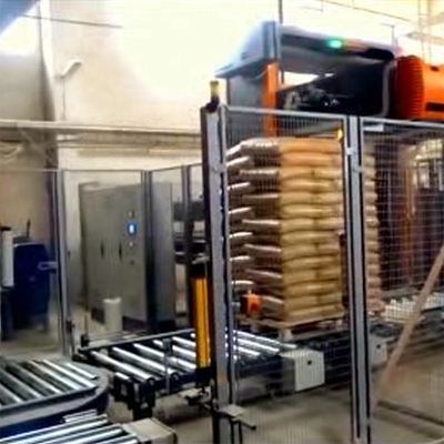 Contacte-nos para sacos automáticos paletização robô pallet empilhamento robô