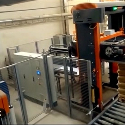 Fácil operação embalado de pó paletizador automático para linha de embalagem personalizável