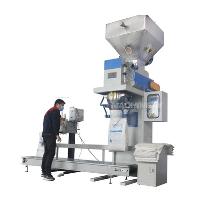 Máquina de embalagem de papel para embalagens de fertilizantes e pó médico de 25 kg