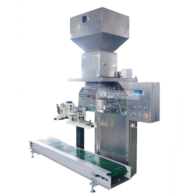 Máquina de embalagem de enchimento de grãos de 25 kg a motor elétrico para produção de alimentos e bebidas