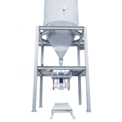 Máquina de embalagem e preenchimento de sacos grandes de 2000 kg certificada pelo CQC para minério de cal de cimento