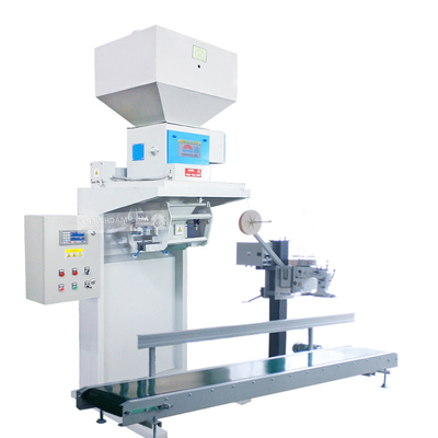 Máquina automática de embalagem de grânulos de grãos de café de 25 kg a 50 kg com accionamento elétrico