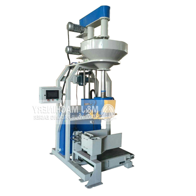 Máquina de enchimento de pó de cúrcuma fácil de operar para embalagens pequenas a 7 sacos/min