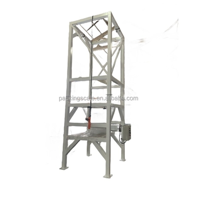 1.2kw Sistema de descarga de sacos jumbo de pó de plástico a motor elétrico para a indústria química