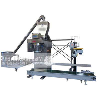 Máquina semi-automática de enchimento de sacos de leite/farinha de trigo/cacau/pulver de lavagem de 25-50 kg