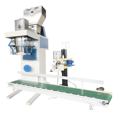 Máquina semi-automática de enchimento de sacos de leite/farinha de trigo/cacau/pulver de lavagem de 25-50 kg