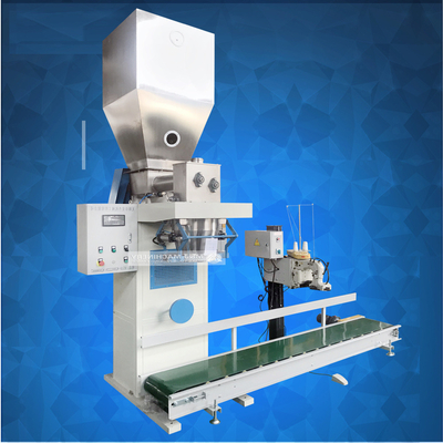 Máquina semi-automática de enchimento de sacos de leite/farinha de trigo/cacau/pulver de lavagem de 25-50 kg