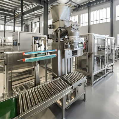 Máquina semiautomática de embalagem de pó de 5 a 10 kg para triturados de coco